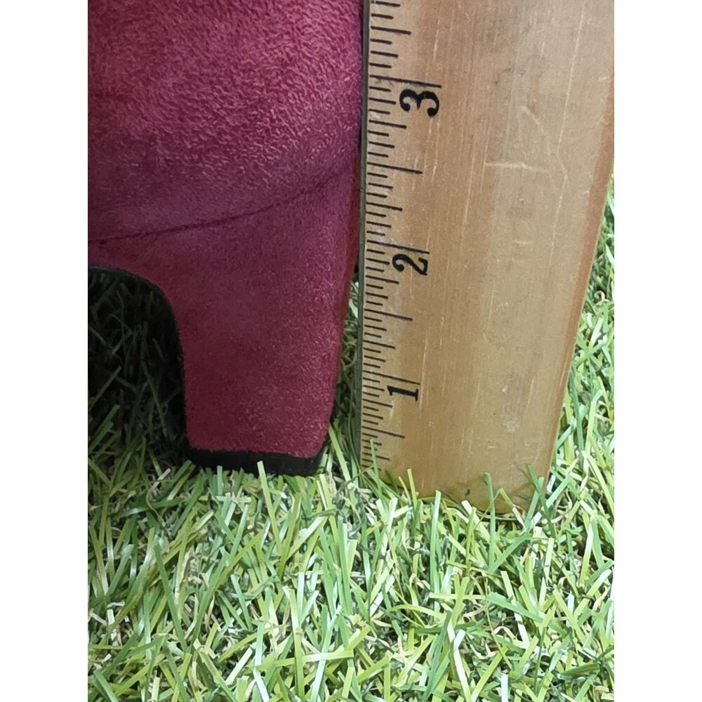 Vintage Easy Spirit ESFAWN Red Apple Suede Anti Gravity Heels Size 6 1/2 NIB - Picture 13 of 16